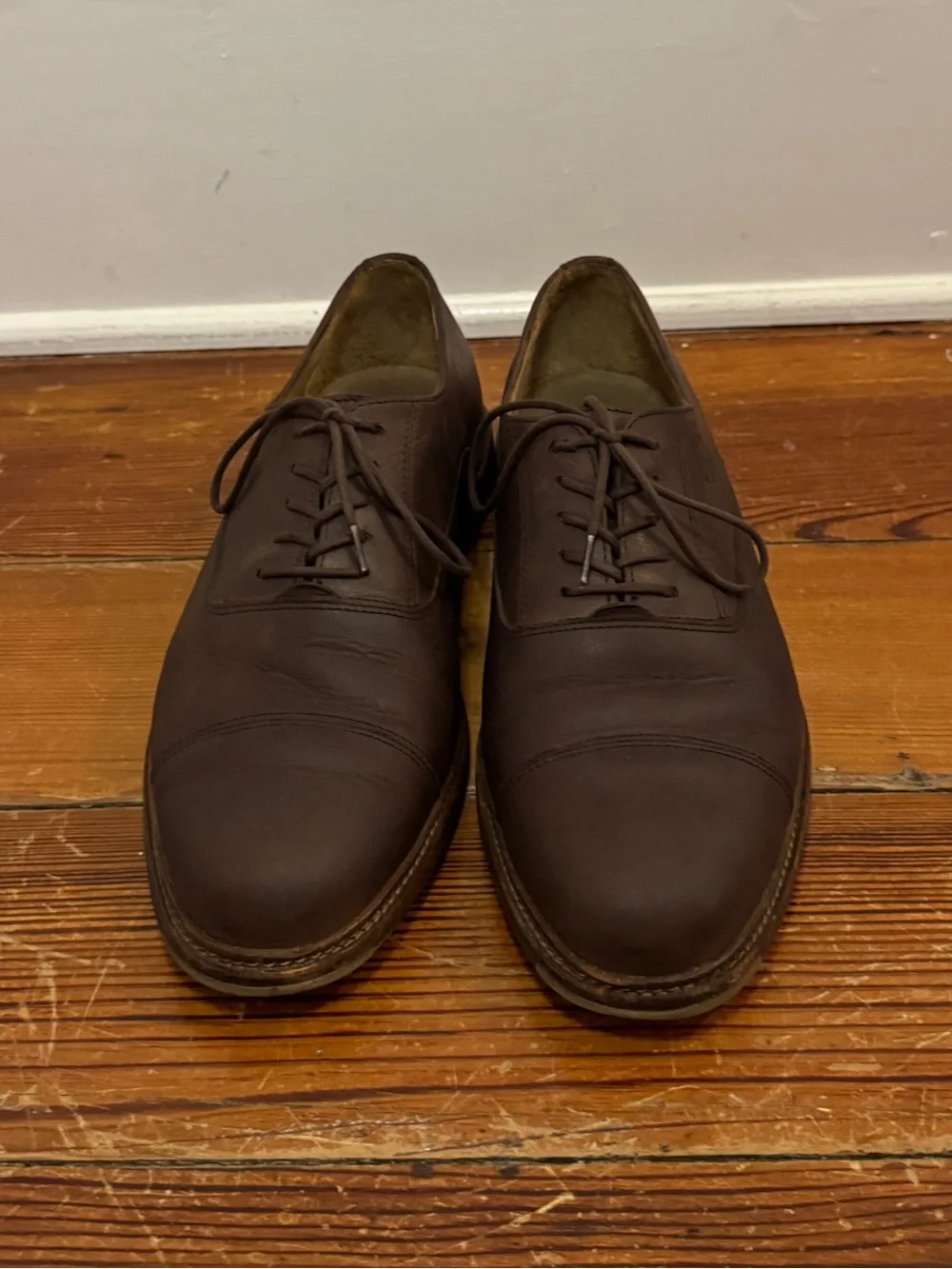 Vintage Timberland Brown Leather Oxford Men’s Shoes Waterproof Portugal 9 M